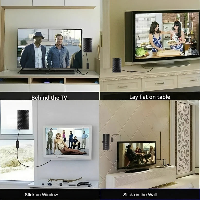 Indoor Digital TV Antenna with 600 Mile Range and 4K Reception All Vera Mart