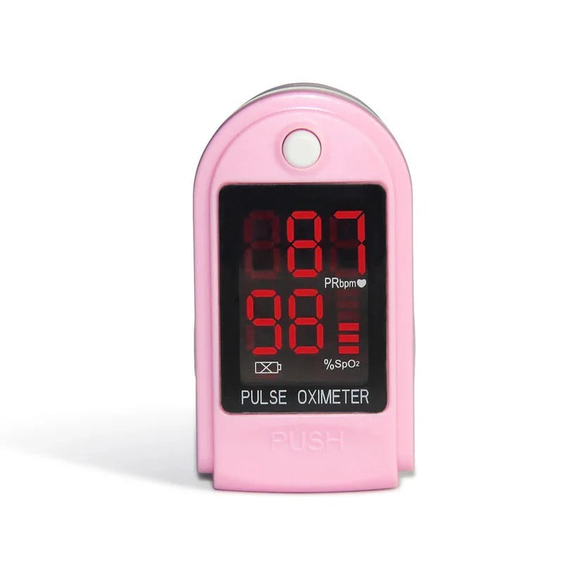 Fingertip Pulse Oximeter with Digital Display and Lanyard All Vera Mart