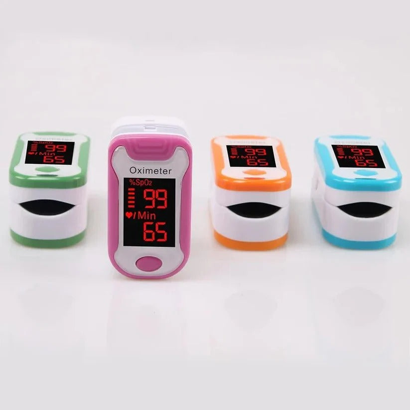 Fingertip Pulse Oximeter with Digital Display and Lanyard All Vera Mart