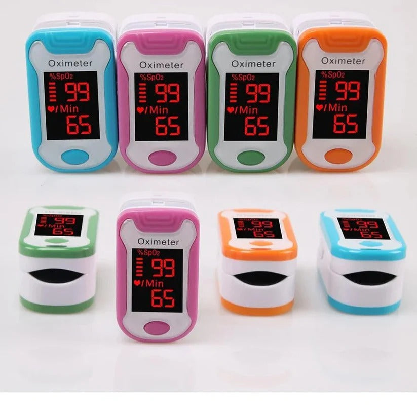 Fingertip Pulse Oximeter with Digital Display and Lanyard All Vera Mart