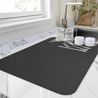 Absorbent Dish Drying Mat with Porous Microfiber and Quick Evaporation All Vera Mart