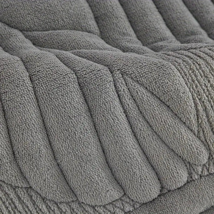 Elastic Microfiber Recliner Cover with Leaf Pattern and Non-Slip Backing All Vera Mart