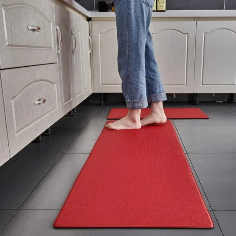 Anti Fatigue Kitchen Mat with Dense Foam Core and Textured Rubber Backing All Vera Mart