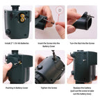 Motion Activated Garden Sprinkler with Solar Power and 30ft Detection Range All Vera Mart