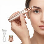 Facial Hair Remover with Interchangeable Heads and LED Light, Rechargeable Grooming Tool All Vera Mart