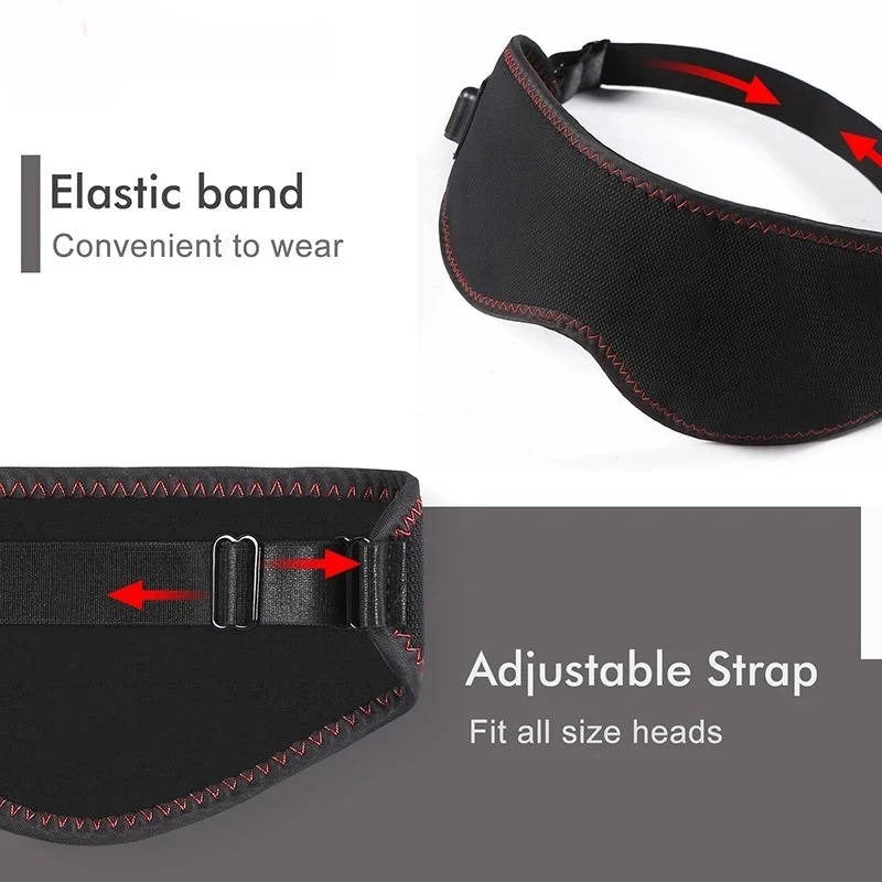 Heated Eye Mask with Carbon Fiber Element and Vibration, 3 Temperature Settings All Vera Mart