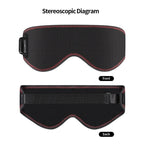 Heated Eye Mask with Carbon Fiber Element and Vibration, 3 Temperature Settings All Vera Mart
