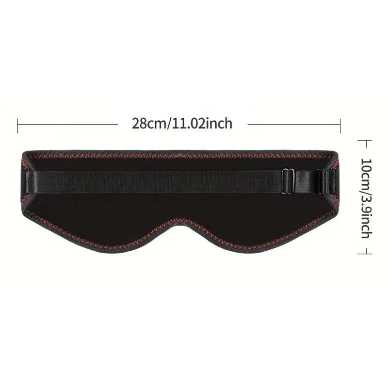 Heated Eye Mask with Carbon Fiber Element and Vibration, 3 Temperature Settings All Vera Mart