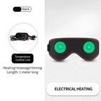 Heated Eye Mask with Carbon Fiber Element and Vibration, 3 Temperature Settings All Vera Mart