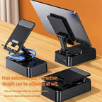 Foldable Phone Stand with Wireless Speaker and Built-in Charging, Color LED All Vera Mart