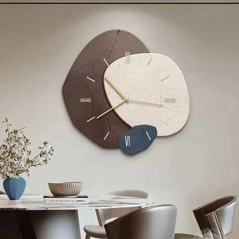 Wood Wall Clock with Warm White LED Edge Lighting and Silent Quartz Movement All Vera Mart