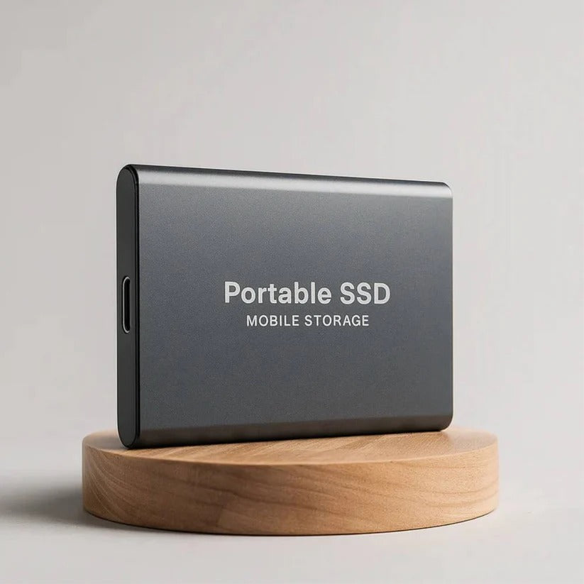 Portable SSD with 430MB/s Read Speed and Shock Resistant Housing for Multi-Device Compatibility All Vera Mart