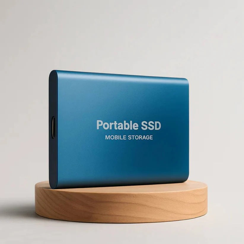 Portable SSD with 430MB/s Read Speed and Shock Resistant Housing for Multi-Device Compatibility All Vera Mart
