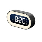 LED Alarm Clock with Music Wake Option and Adjustable Brightness Display All Vera Mart