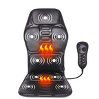 Vibration Massage Cushion with Five Heat Zones and Remote Control for Office Chairs All Vera Mart