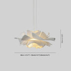 Floral Pendant Light with Dimmable Brightness and Petal Design, Multiple Sizes All Vera Mart