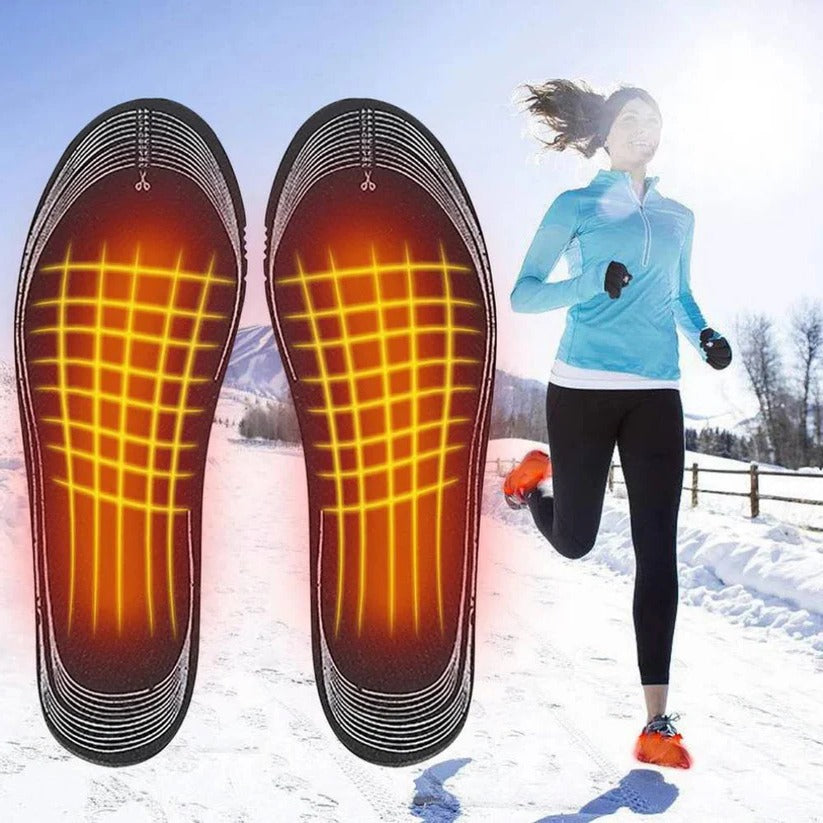Heated Insoles with Three Temperature Settings and USB Charging for Winter Boots All Vera Mart