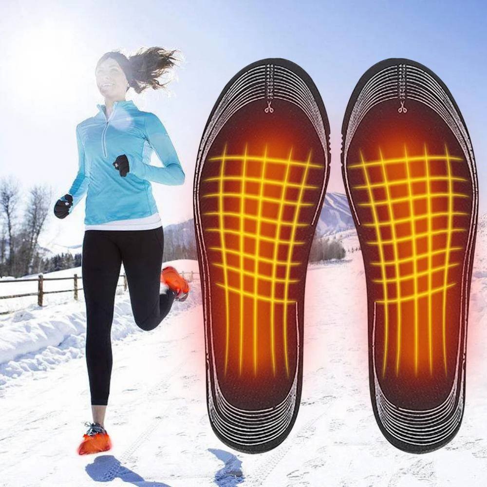 Heated Insoles with Three Temperature Settings and USB Charging for Winter Boots All Vera Mart