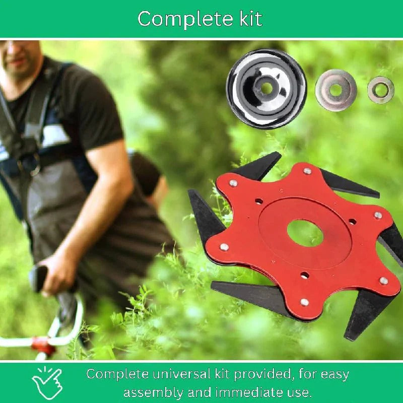 Universal Trimmer Head with Fast Lock Attachment and Shock Resistant Build for Brush Cutters All Vera Mart