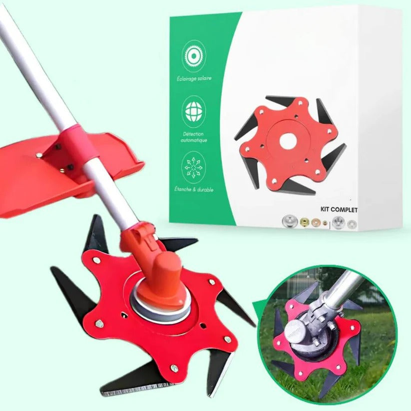 Universal Trimmer Head with Fast Lock Attachment and Shock Resistant Build for Brush Cutters All Vera Mart