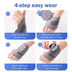 Electric Hand Massager Sleeve with 5 Massage Patterns and Heat Settings All Vera Mart