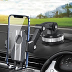 Smartphone Car Mount with 360 Degree Rotation and Lever Lock Suction Base All Vera Mart