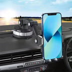 Smartphone Car Mount with 360 Degree Rotation and Lever Lock Suction Base All Vera Mart