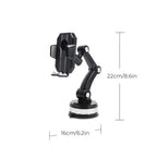 Smartphone Car Mount with 360 Degree Rotation and Lever Lock Suction Base All Vera Mart