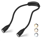 Wearable Shoulder Light with Dual Bendable Arms and Adjustable Brightness All Vera Mart