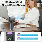Handheld Cooling Fan with Semiconductor Plate and LED Display, Built-In Flashlight All Vera Mart