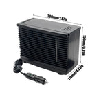 Evaporative Car Air Cooler with Transparent Water Tank and Adhesive Mount All Vera Mart