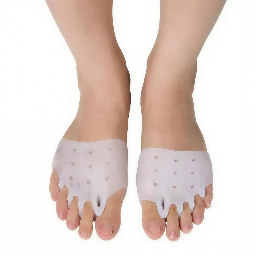 Gel Toe Straightener Sleeves with Memory Build and Low Profile Fit All Vera Mart