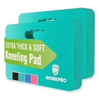 WORKPRO Extra Thick Kneeling Pad, 2 Pack, 17.5 x 11 x 1.5 in, Black | Soft NBR Foam Cushioning for Knee, Large Foam Kneeler Mat, For Gardening, Bathing Baby, Exercise, Workout Supplies allveramart
