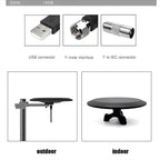 Outdoor HDTV Antenna with Extended Range Reception and Weather Resistant Housing All Vera Mart