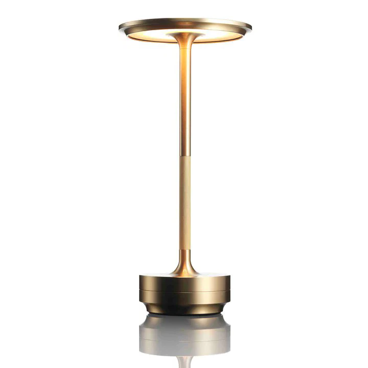 Rechargeable Table Lamp with Four Dimming Levels and Three Color Temperatures All Vera Mart