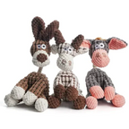 Chew Resistant Plush Dog Toy with Built-in Squeaker and Velvet Shell All Vera Mart