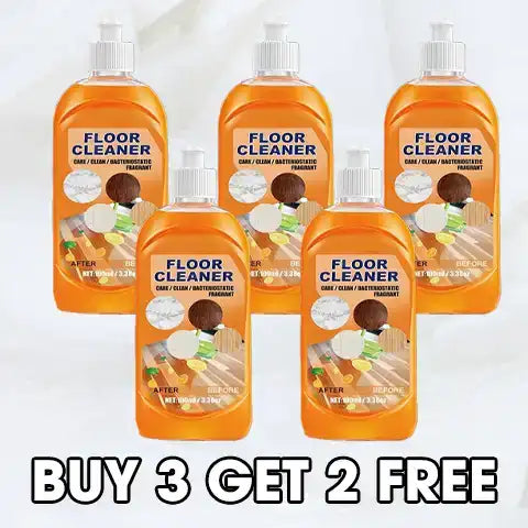 Lemon Floor Cleaner Concentrate with Plant-Based Surfactants for Multi-Surface Use, 3.38 oz All Vera Mart