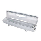 Plastic Wrap Dispenser with Spring Loaded Cutter and Multi-Material Support All Vera Mart