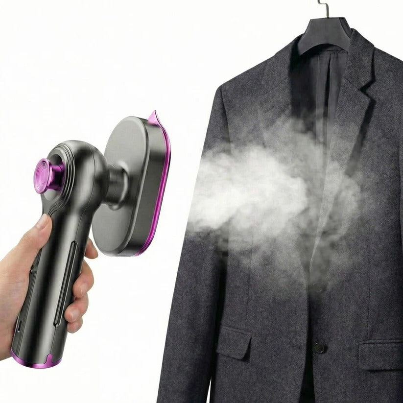 Garment Steamer with Ceramic Panel and 90-Degree Rotating Handle, 60ml Water Tank All Vera Mart
