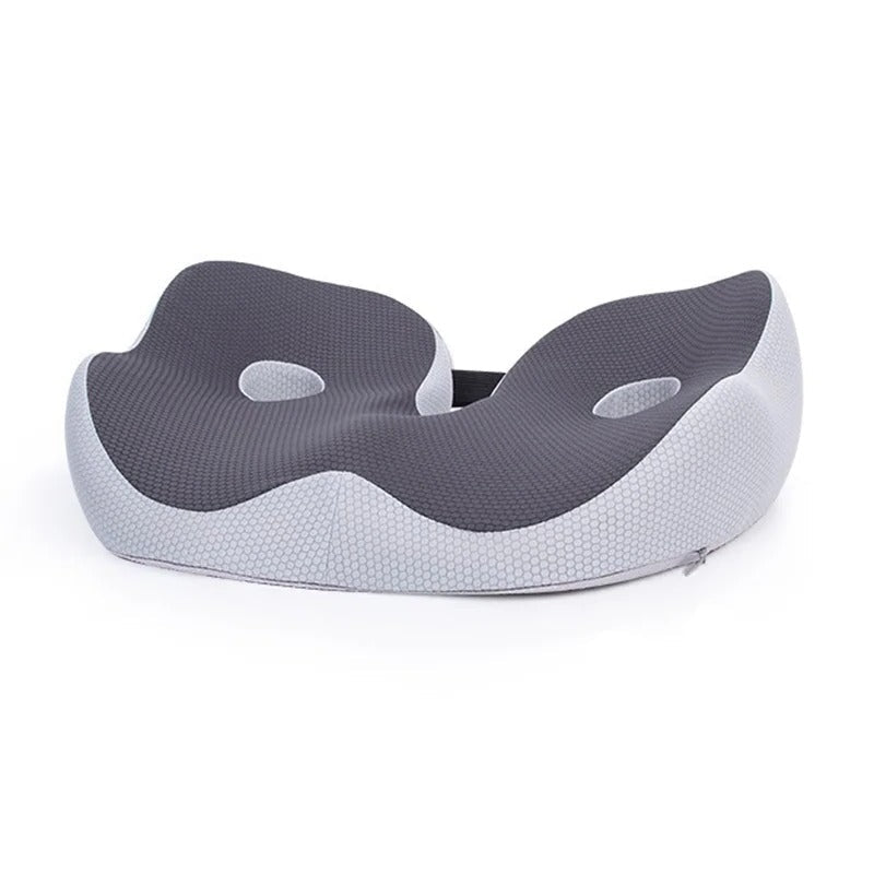 Ergonomic Seat Cushion with Memory Foam and Adjustable Straps for Office, Car, Wheelchair All Vera Mart
