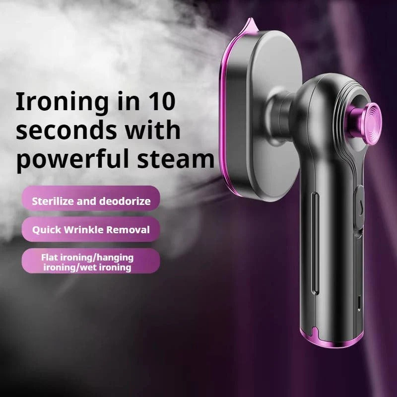 Garment Steamer with Ceramic Panel and 90-Degree Rotating Handle, 60ml Water Tank All Vera Mart