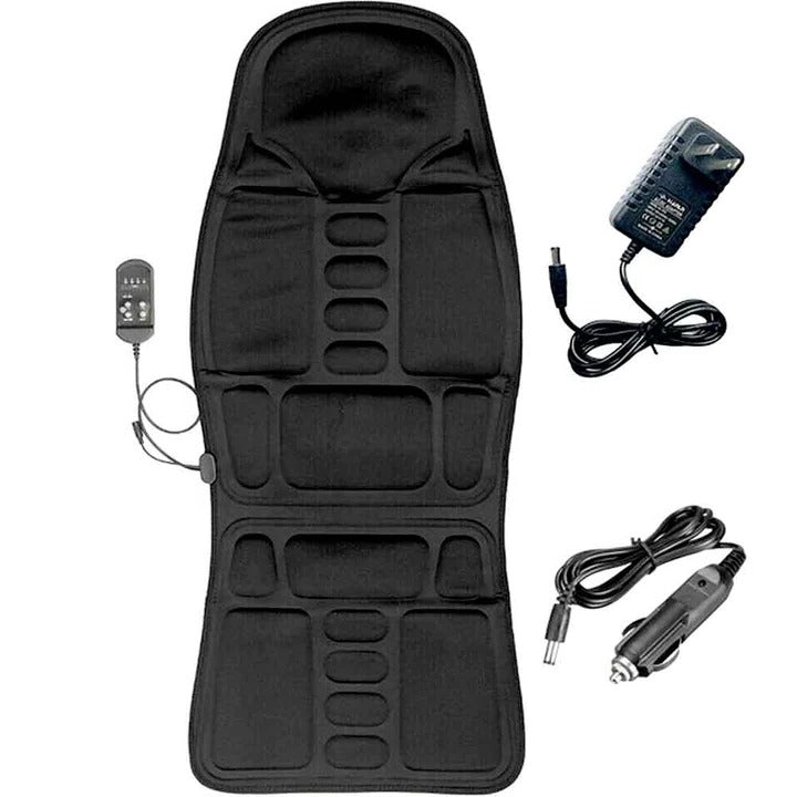 Heated Massage Pad with 8 Kneading Modes and Dual Power for Car or Home All Vera Mart