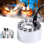 Ultrasonic Water Fogger with 12 Rotating LED Lights and Adjustable Mist All Vera Mart