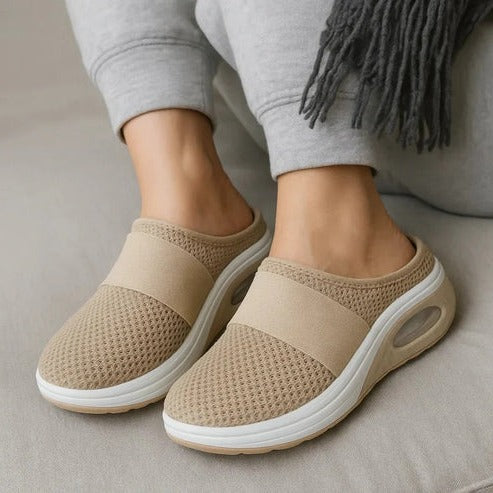 Orthopedic Slippers with Molded Footbed and Ventilated Upper, Slip-On Design All Vera Mart