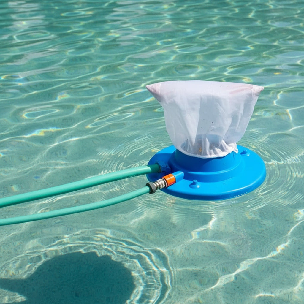 Pool Vacuum Head with Mesh Bag and Swivel Wheels for Standard Garden Hose All Vera Mart