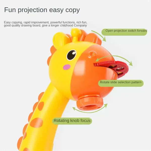 Drawing Projector with LED Light and Reusable Board, Multiple Pattern Slides All Vera Mart
