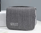 Toiletry Bag with Hanging Hook and Zippered Compartments, Foldable Travel Organizer All Vera Mart