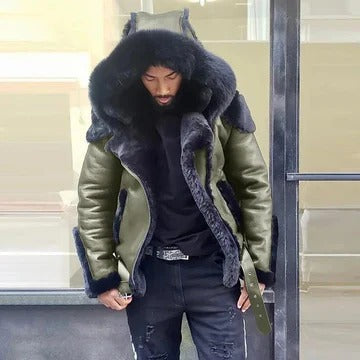 Long Sleeve Outdoor Jacket with Wind Resistant Shell and Multiple Pockets for Men All Vera Mart
