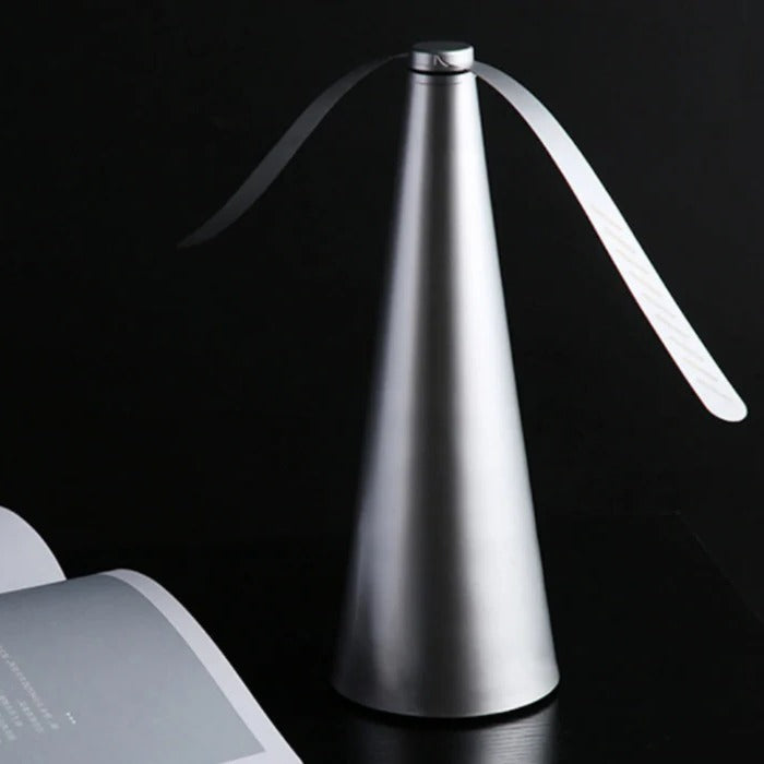 Tabletop Insect Repelling Fan with Reflective Blades and Auto Stop Safety All Vera Mart