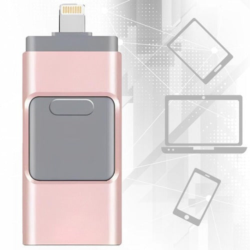 4-in-1 USB Drive with 32GB Storage and Multiple Connectors for Phones, Tablets, Computers All Vera Mart